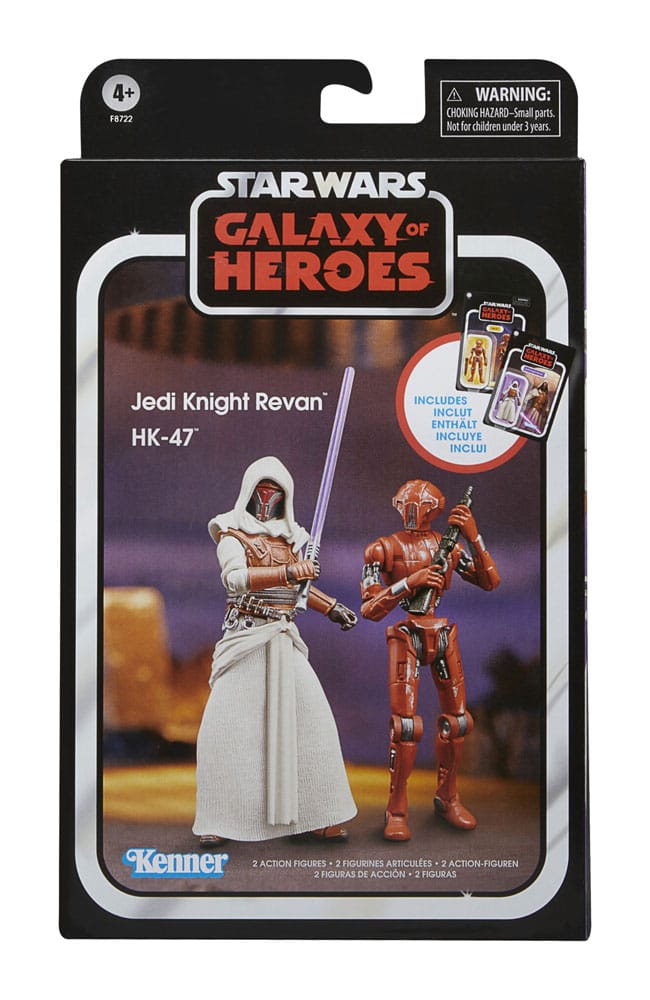 Star Wars: Galaxy of Heroes Vintage Collection Actionfiguren 2er-Pack Jedi-Ritter Revan &amp; HK-47 10 cm