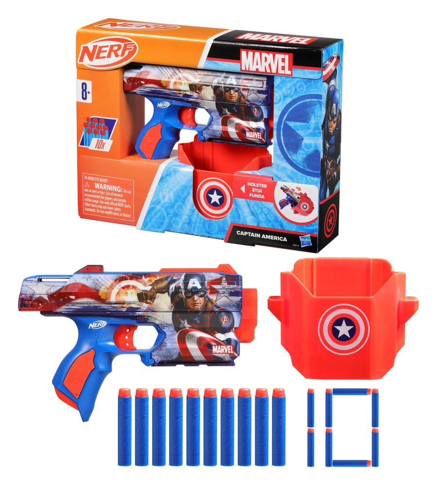 Marvel NERF Dart Blaster Captain America