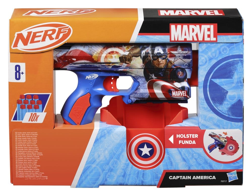 Marvel NERF Dart Blaster Captain America