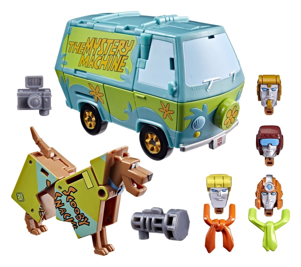 Transformers x Scooby-Doo Action Figure 2-Pack Mysterious Prime & Automutt 15 cm
