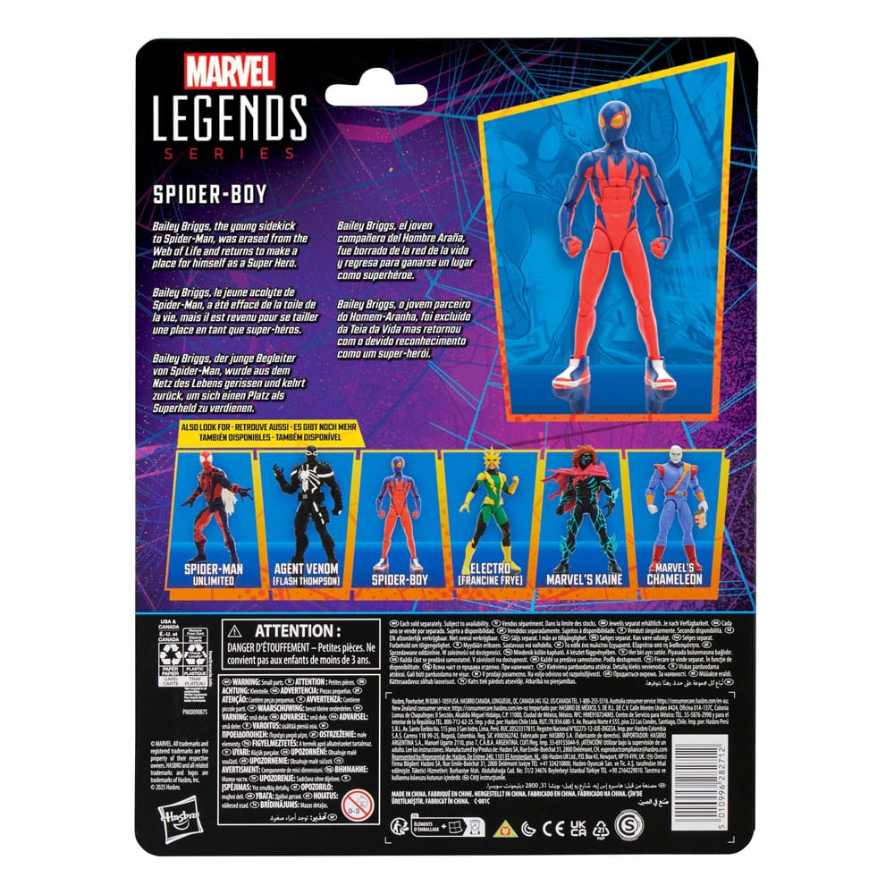 Spider-Man Marvel Legends Retro Action Figure Spider-Boy 15 cm