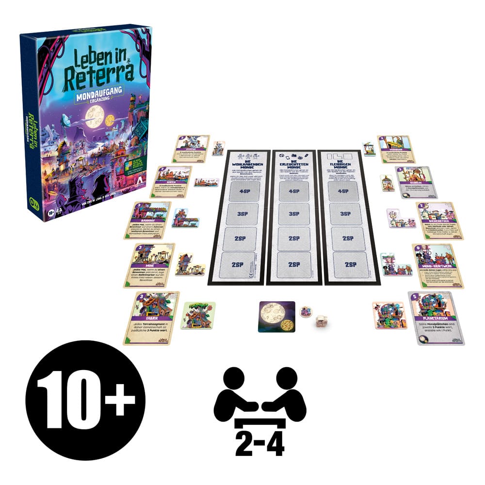 Living in Reterra Board Game Expansion Moonrise *German Version*