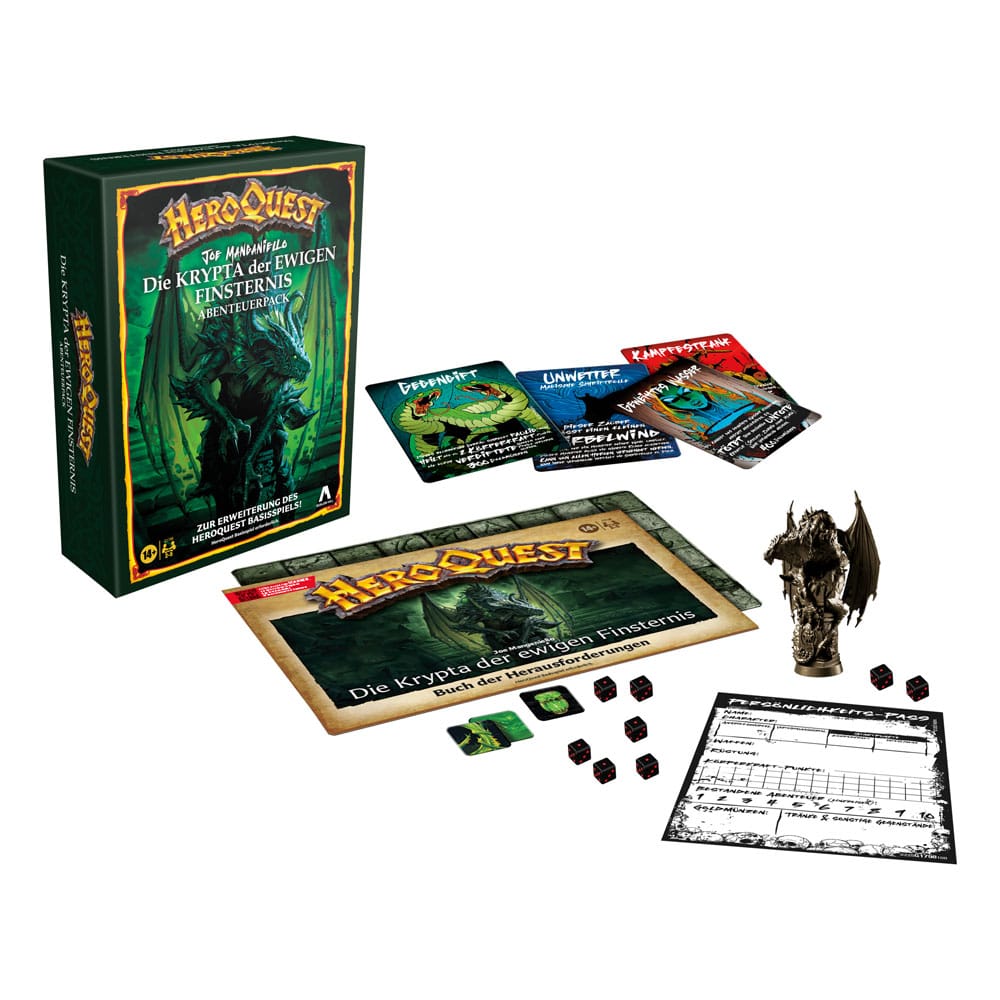 HeroQuest Board Game Expansion The Crypt of Eternal Darkness Quest Pack *German Version*