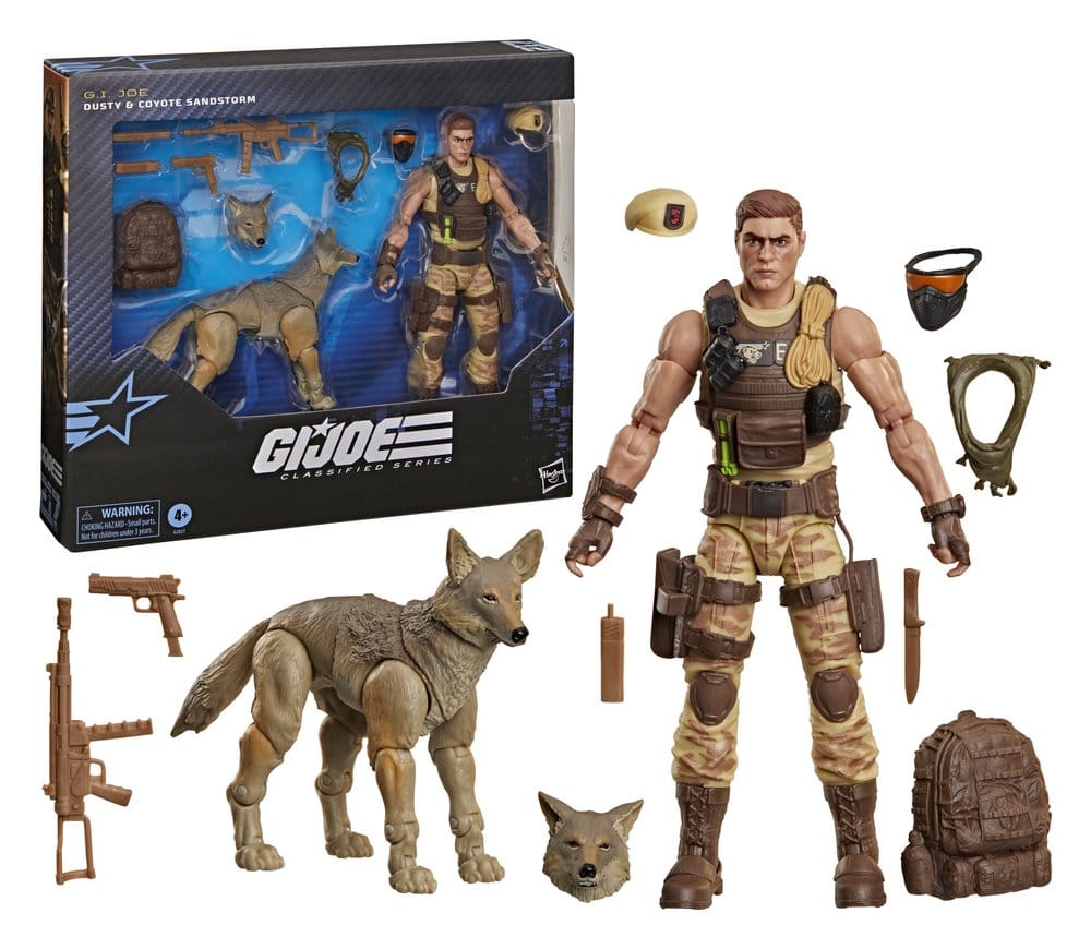 G.I. Joe Classified Series Action Figure #217 Dusty & Coyote Sandstorm 15 cm