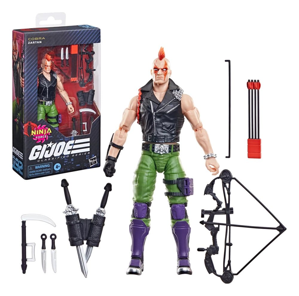 G.I. Joe Classified Series Action Figure #192 Ninja Force Zartan 15 cm