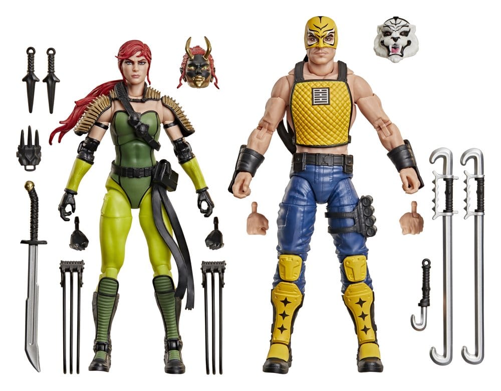 G.I. Joe Classified Series Action Figure 2-Pack #212 Ninja Force Scarlett & T'Jbang 15 cm