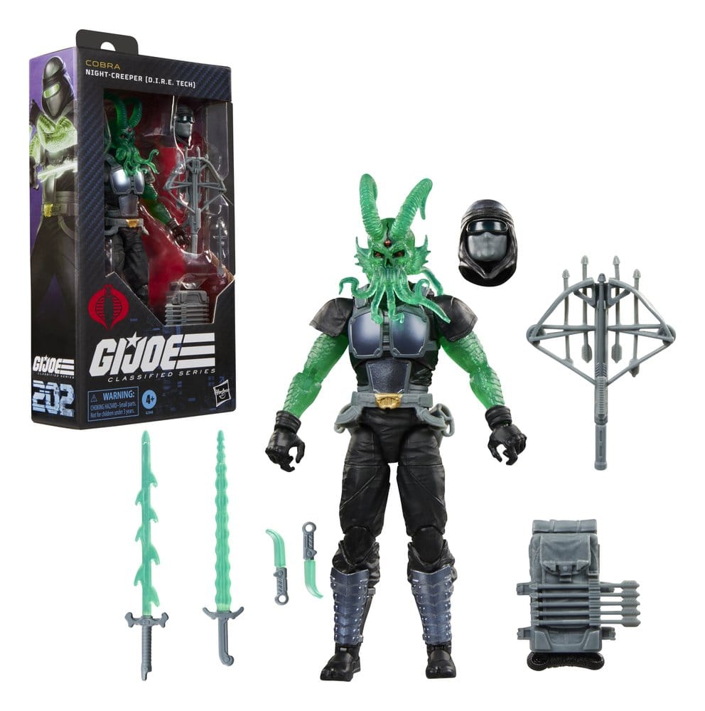 G.I. Joe Classified Series Action Figure #202 Night-Creeper (D.I.R.E. Tech) 15 cm