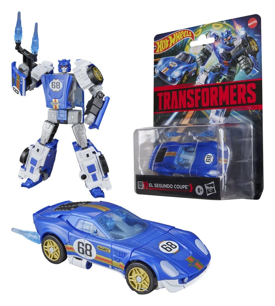 Transformers x Hot Wheels Collaborative Deluxe Class Action Figure El Segundo Coupe 13 cm