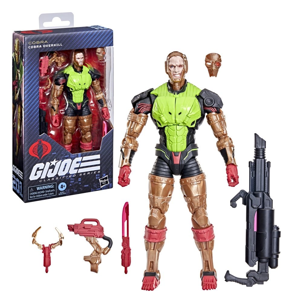 G.I. Joe Classified Series Action Figure #201 Cobra Overkill 15 cm