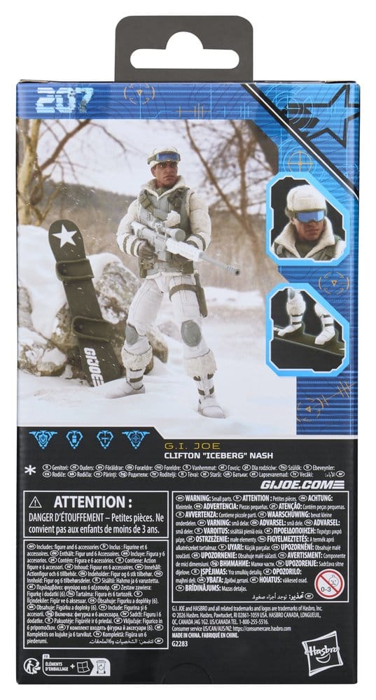 G.I. Joe Classified Series Action Figure #207 Clifton "Iceberg" Nash 15 cm