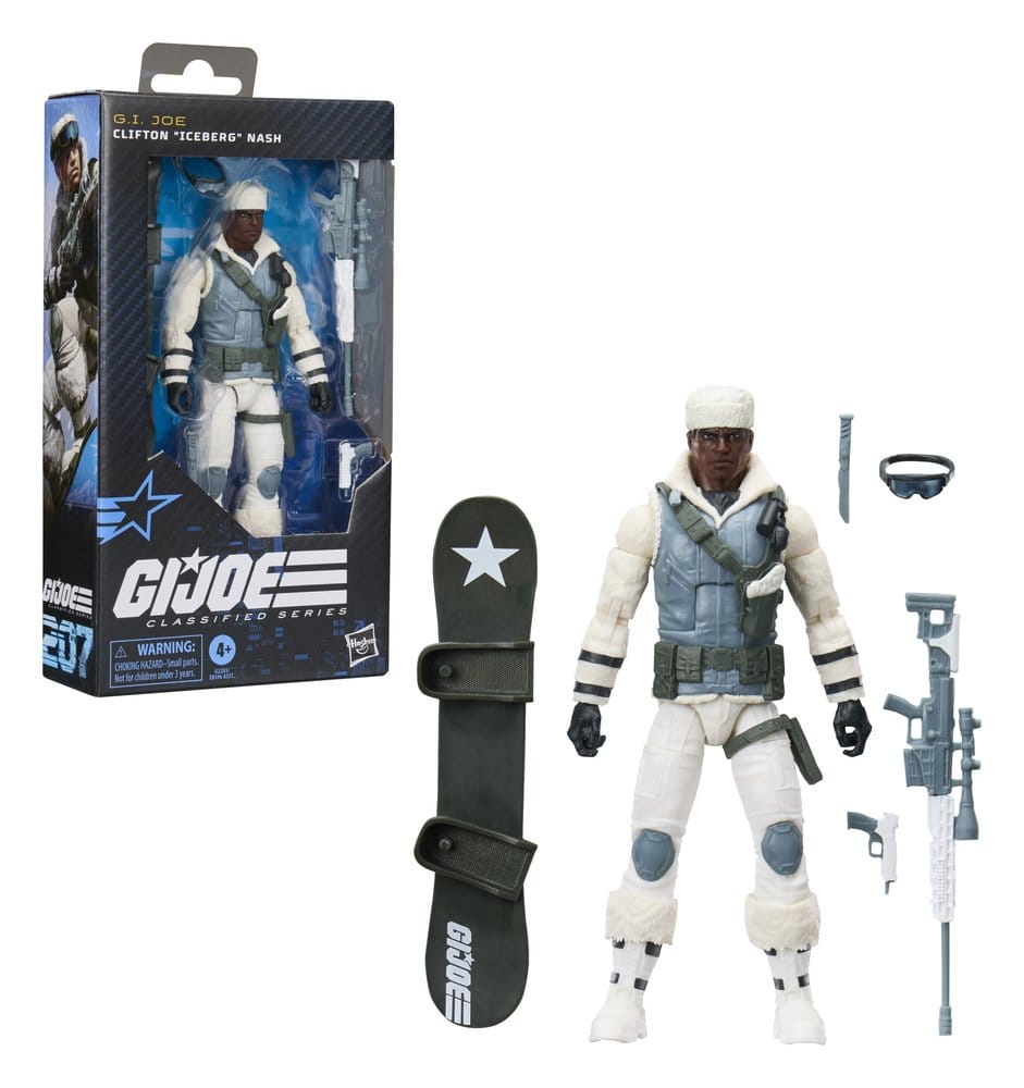 G.I. Joe Classified Series Action Figure #207 Clifton "Iceberg" Nash 15 cm