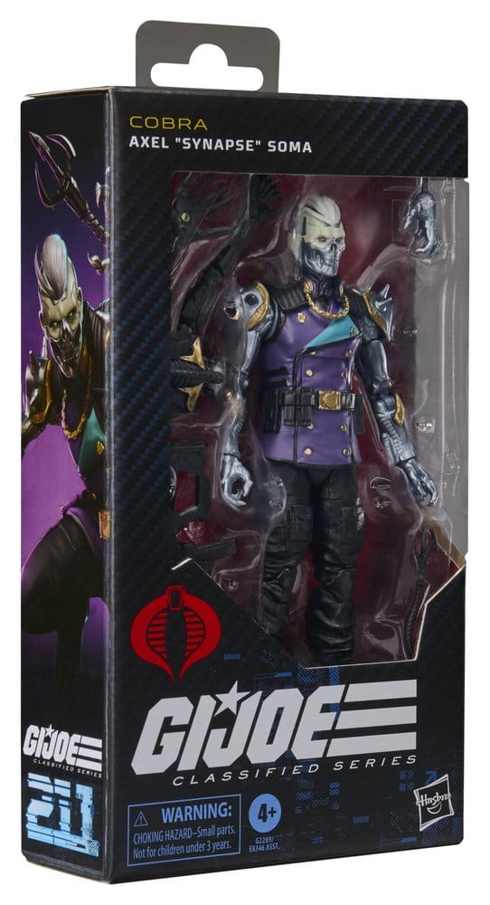 G.I. Joe Classified Series Action Figure #211 Axel "Synapse" Soma 15 cm
