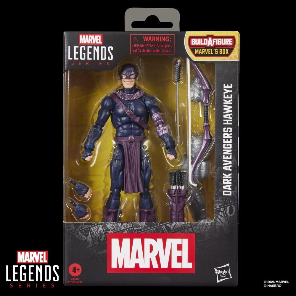 Marvel Legends Action Figure Dark Avengers Hawkeye (BAF: Marvel's Box) 15 cm