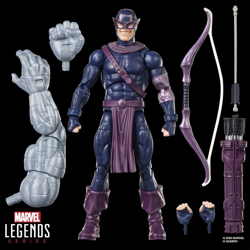 Marvel Legends Action Figure Dark Avengers Hawkeye (BAF: Marvel's Box) 15 cm