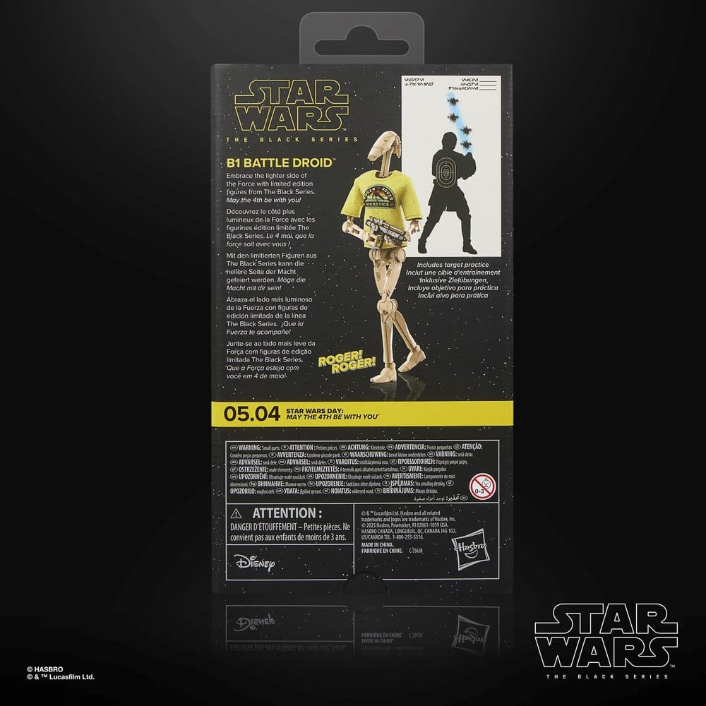 Star Wars Black Series Action Figure B1 Battle Droid May the 4th Be With You 15 cm