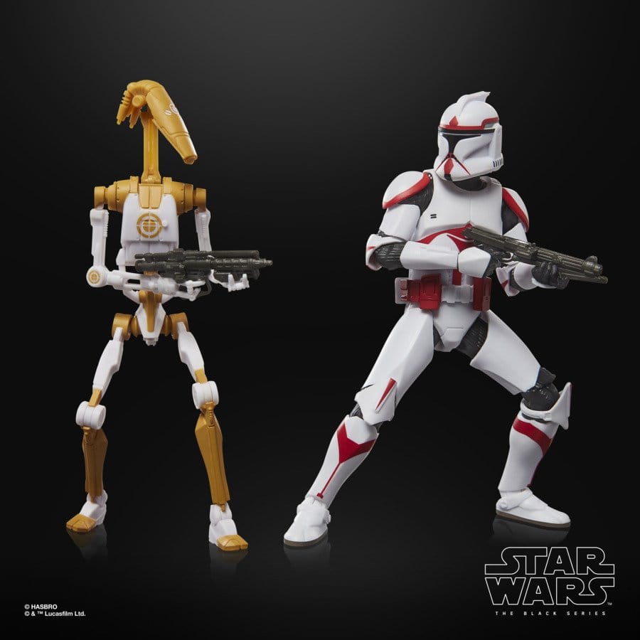 Star Wars: Battlefront II Black Series Action Figure 2-Pack Phase I Assault Trooper & Battle Droid Officer 15 cm