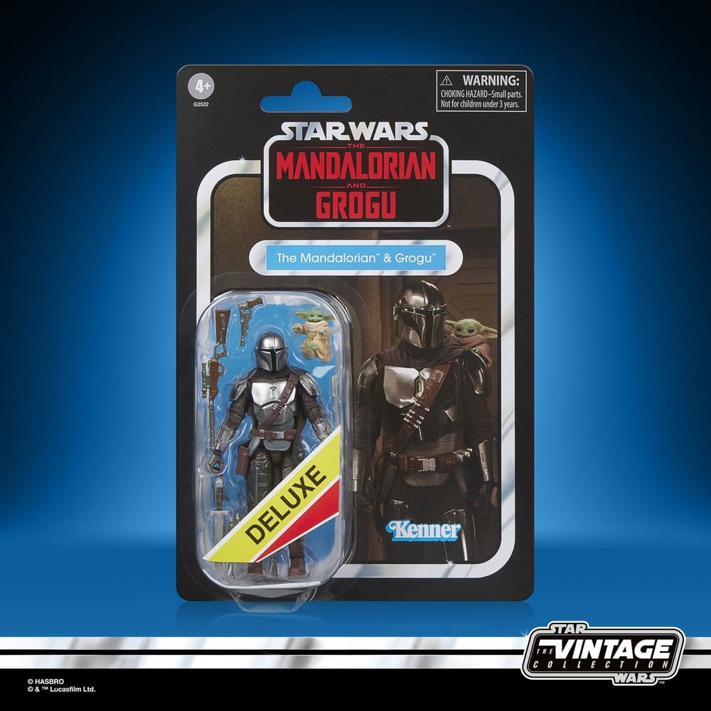 Star Wars: The Mandalorian & Grogu Vintage Collection Action Figure The Mandalorian & Grogu 10 cm