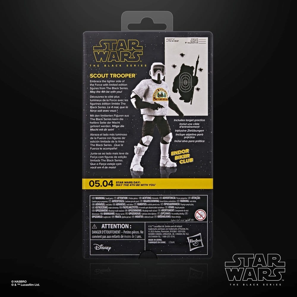 Star Wars The Black Series Action Figure Scout Trooper May the 4th Be With You 15 cm