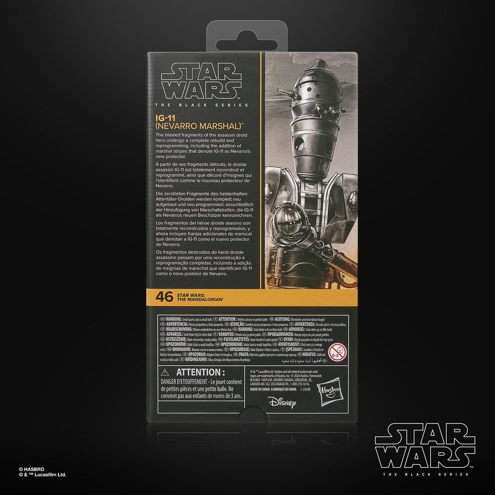 Star Wars: The Mandalorian Black Series Action Figure IG-11 (Nevarro Marshal) 15 cm