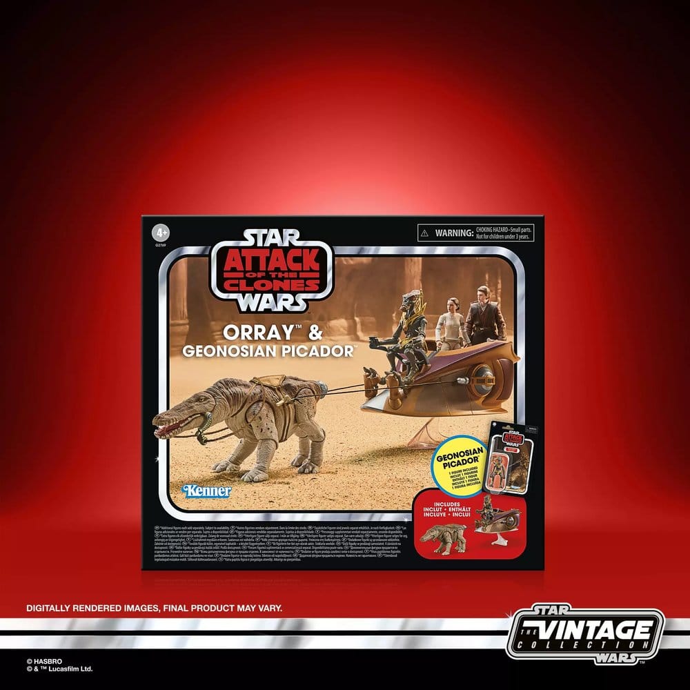 Star Wars Episode II Vintage Collection Action Figure 2-Pack Orray & Geonosian Picador 10 cm