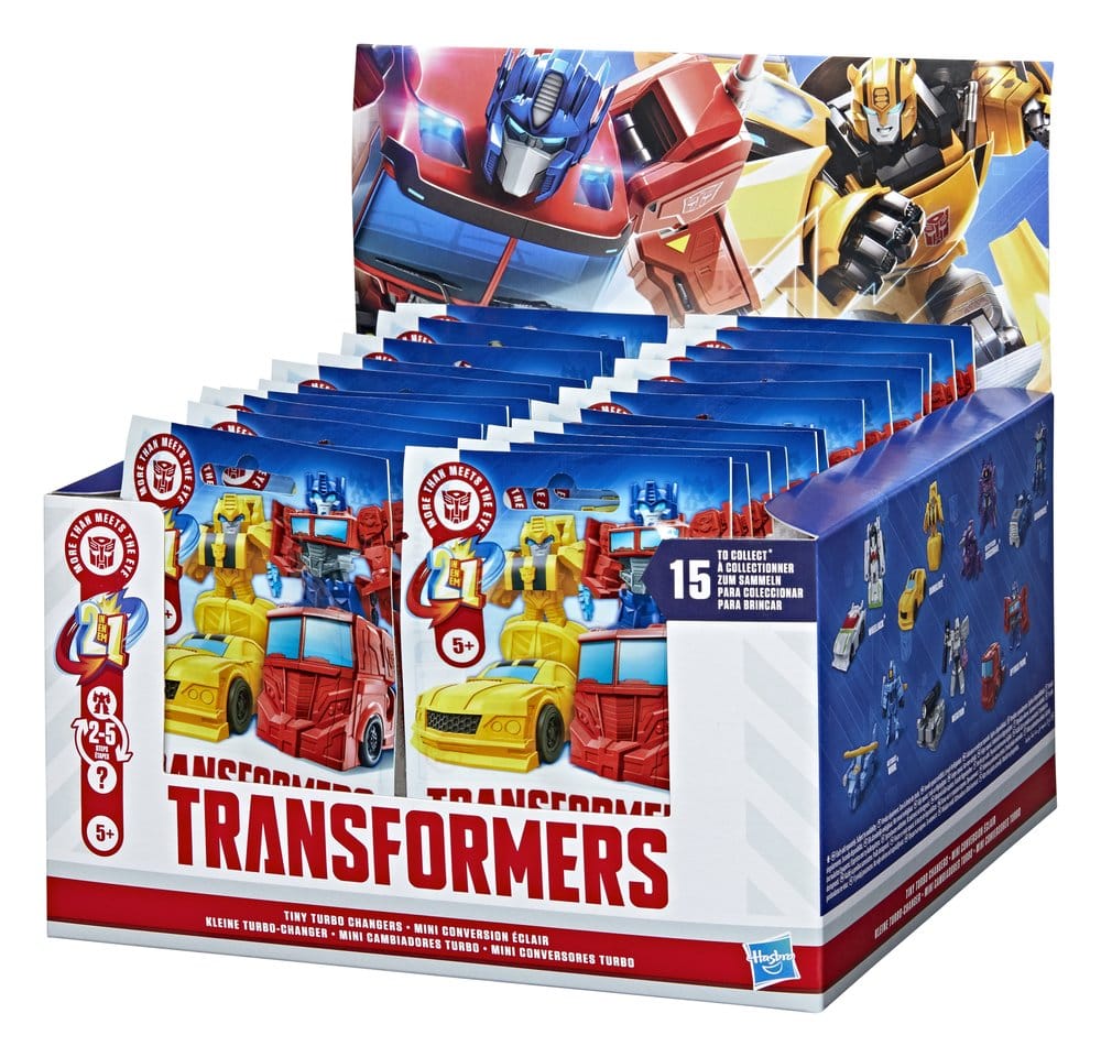Transmars Mini Toy Transformers Mini Action Figures 4 cm Tiny Turbo Changers Blind Box Di