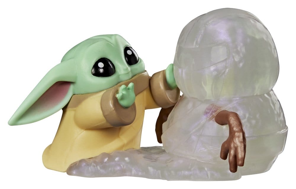 Star Wars Mini Figures 4 cm Grogu Force Freeze Series 2 Blind Box Display (24)