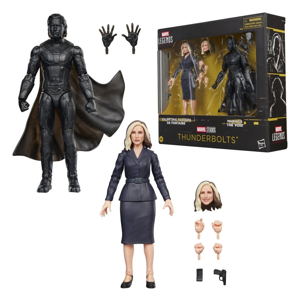 Thunderbolts Marvel Legends Action Figure 2-Pack Valentina Allegra de Fontaine & Marvel's The Void 15 cm