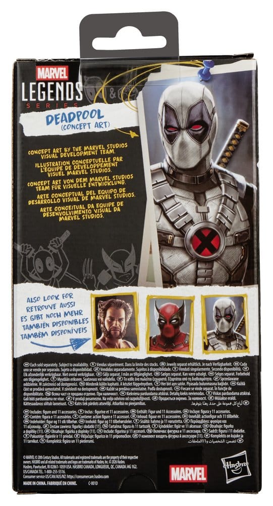 Deadpool & Wolverine Marvel Legends Action Figure Deadpool (Concept Art) 15 cm