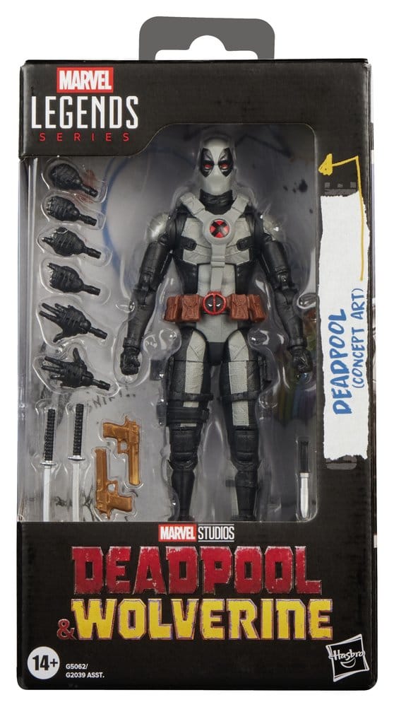 Deadpool & Wolverine Marvel Legends Action Figure Deadpool (Concept Art) 15 cm