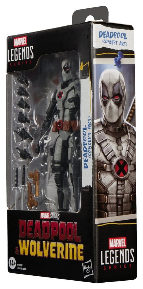 Deadpool & Wolverine Marvel Legends Action Figure Deadpool (Concept Art) 15 cm