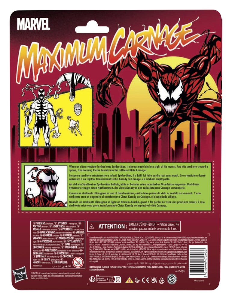 Maximum Carnage Marvel Legends Action Figure Carnage 15 cm