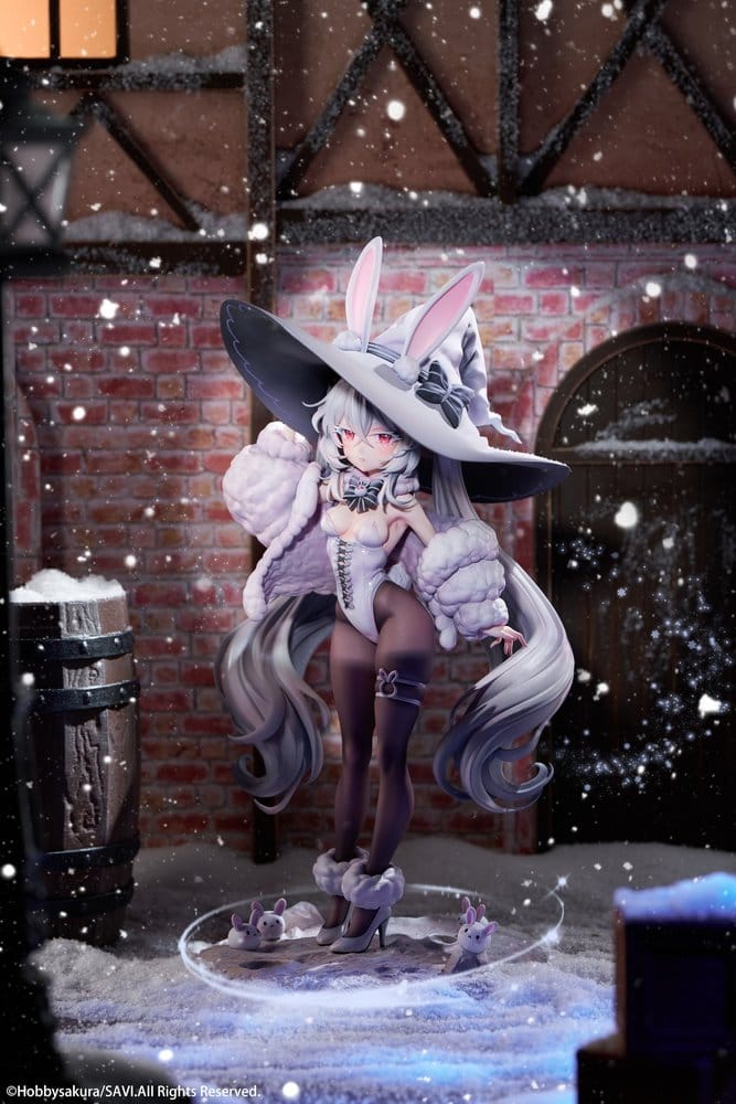 Original Character PVC Figure 1/6 Moon Witch Police Marshmallow illustration by SAVI Deluxe Edition 34 cm