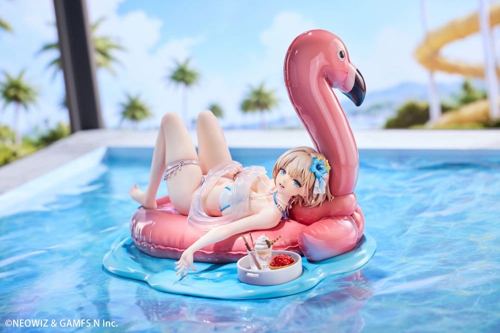 Brown Dust 2 PVC Figure 1/7 Hot Summer Dream Justia 16 cm