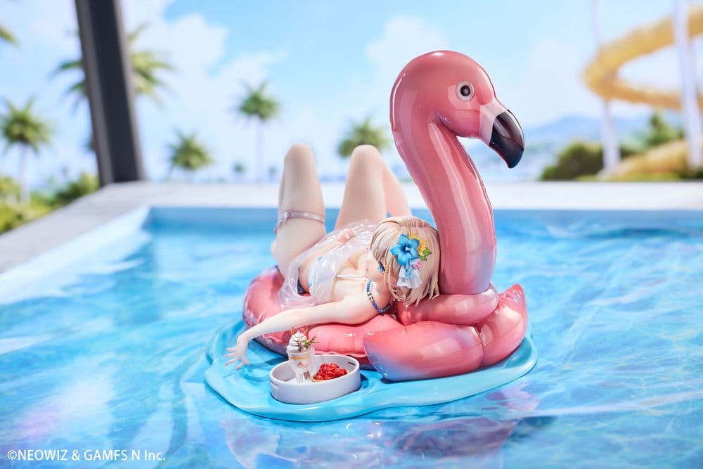 Brown Dust 2 PVC Figure 1/7 Hot Summer Dream Justia 16 cm