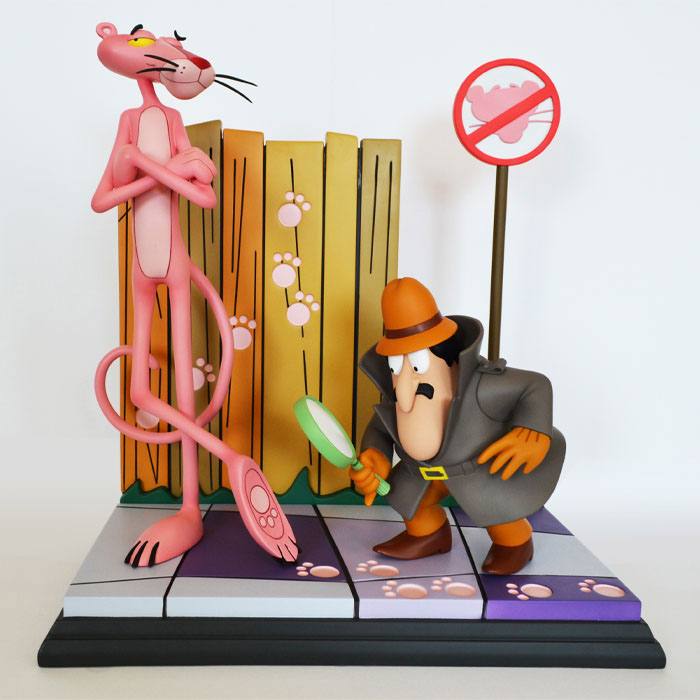 The Pink Panther Statue Pink Panther &amp; The Inspector 41 cm