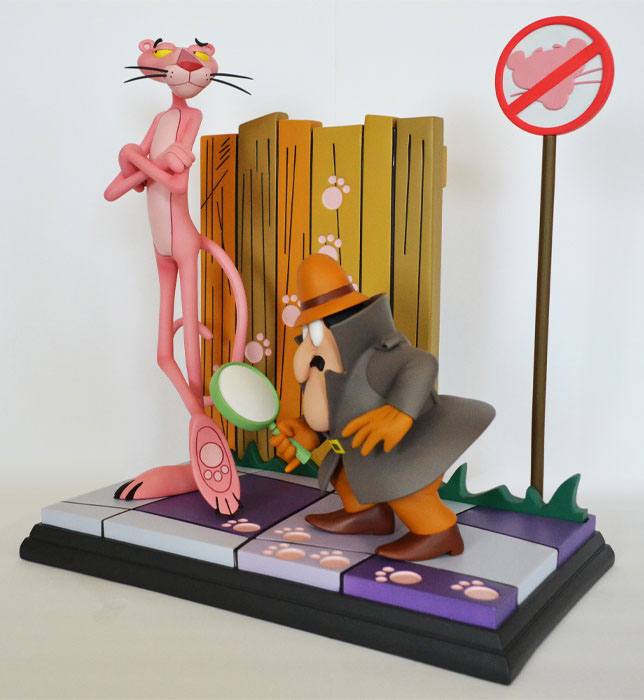 The Pink Panther Statue Pink Panther &amp; The Inspector 41 cm