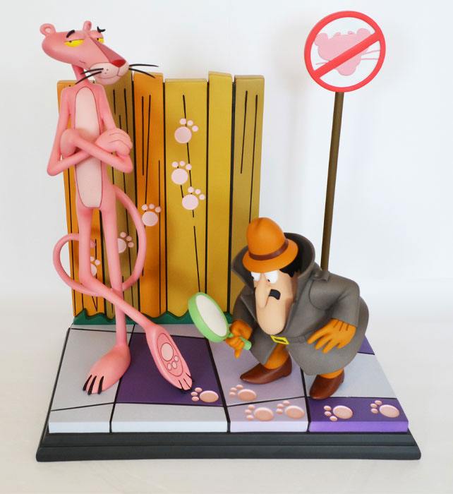 The Pink Panther Statue Pink Panther &amp; The Inspector 41 cm