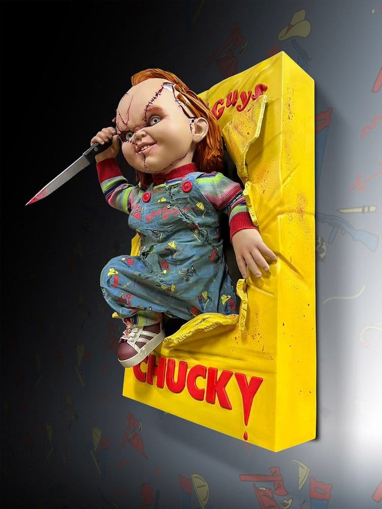 Chucky (Child's Play) Wall Sculpture 1/1 Bride of Chucky 43 x 46 x 76 cm