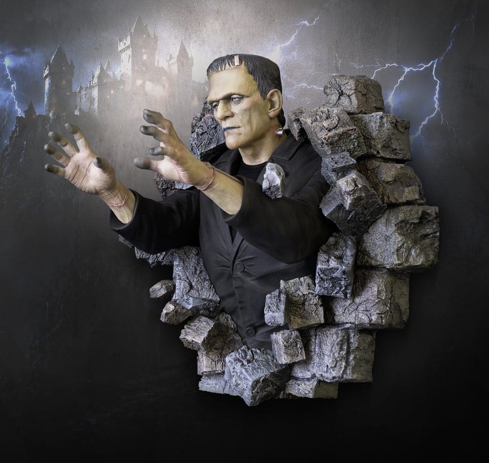 Frankenstein Wall Mount 1/1 Boris Karloff as Frankenstein's Monster 94 x 94 cm