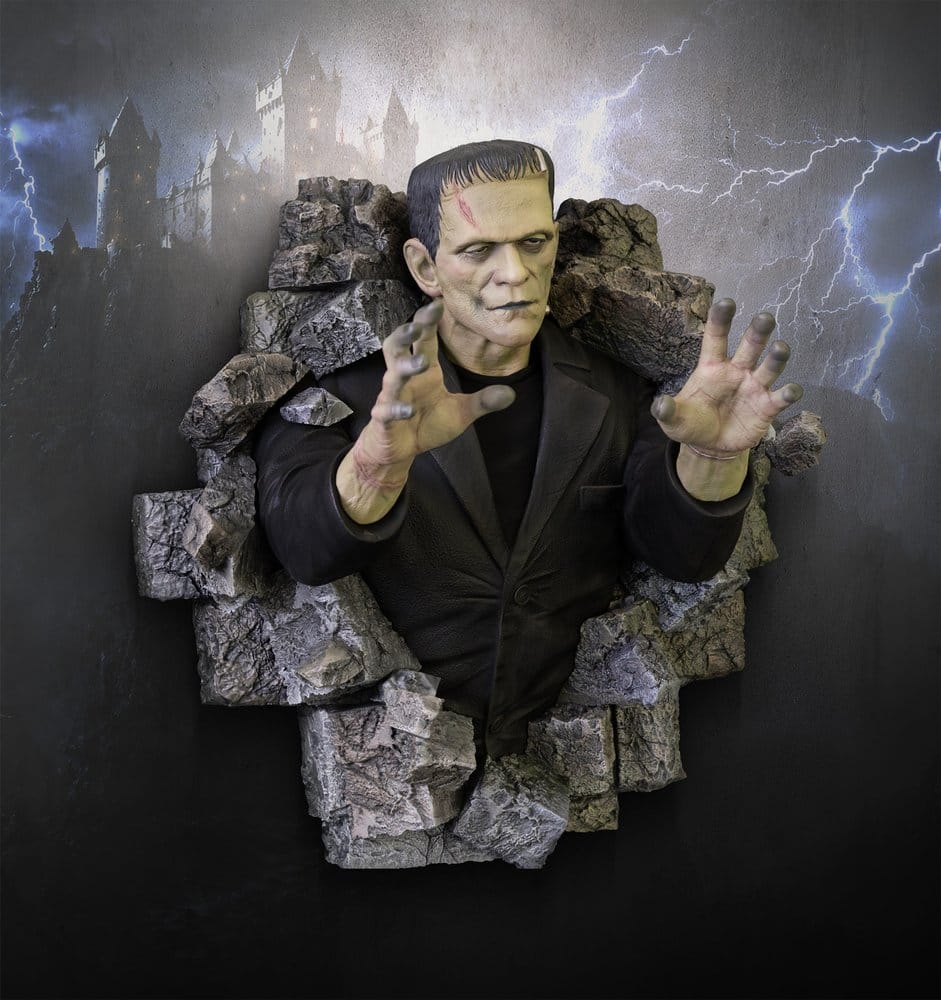 Frankenstein Wall Mount 1/1 Boris Karloff as Frankenstein's Monster 94 x 94 cm