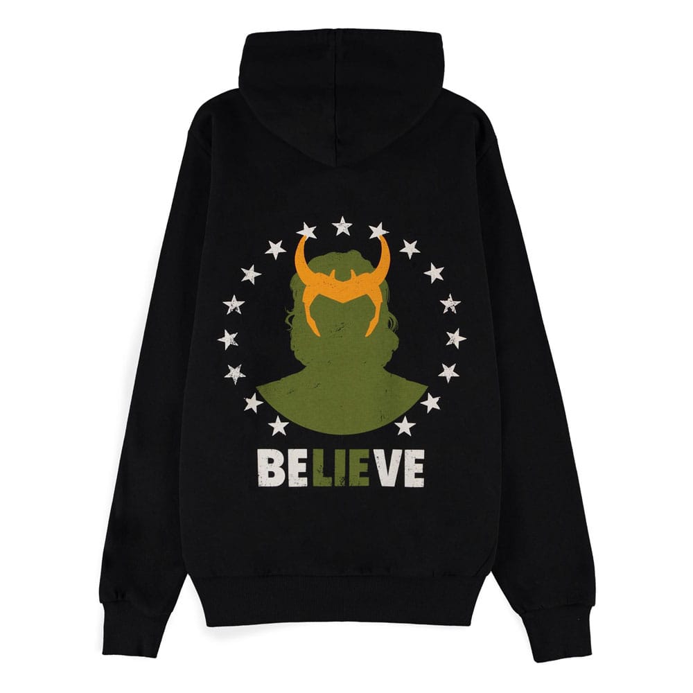 Loki Zipper Hoodie Believe Size L