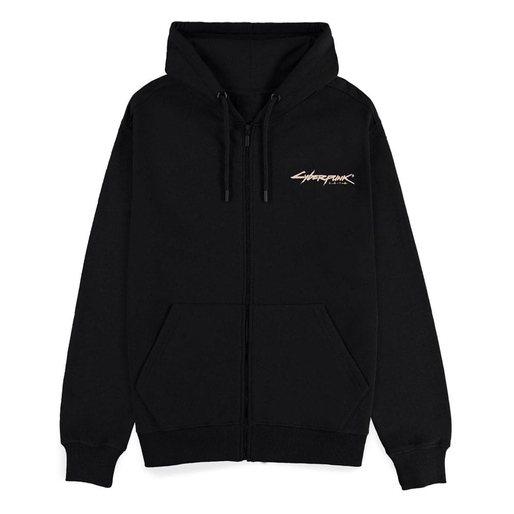 Cyberpunk 2077 Zipper Hoodie Night City Size M