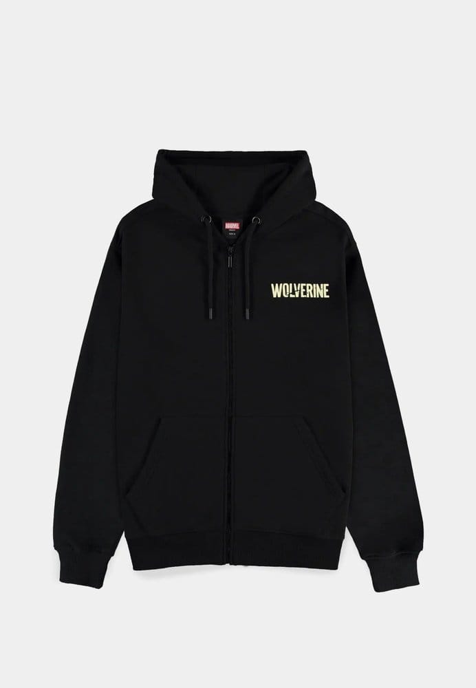 Marvel Zipper Hoodie Wolverine Black Size XXL