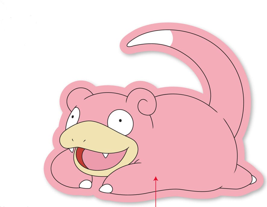 Pokemon Kissen Slowpoke 35 cm