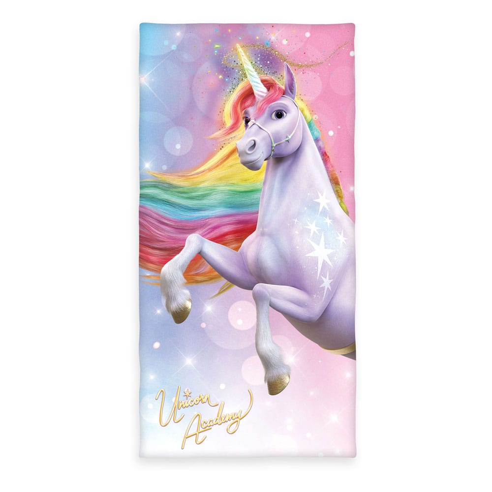 Unicorn Academy Velour Towel Magic 75 x 150 cm