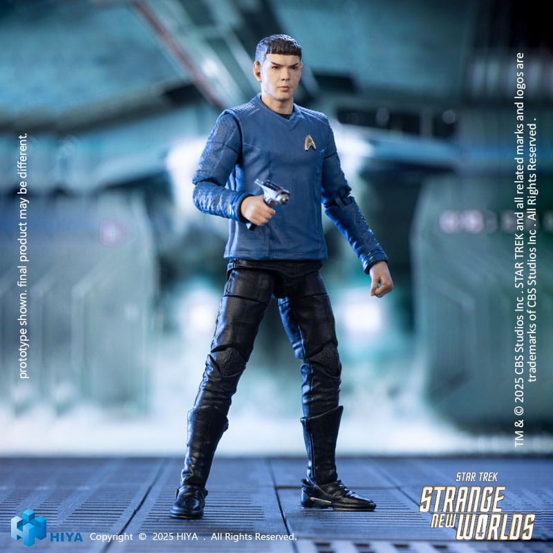 Star Trek Strange New Worlds Exquisite Mini Series  Actionfigur 1/18 Spock 11 cm