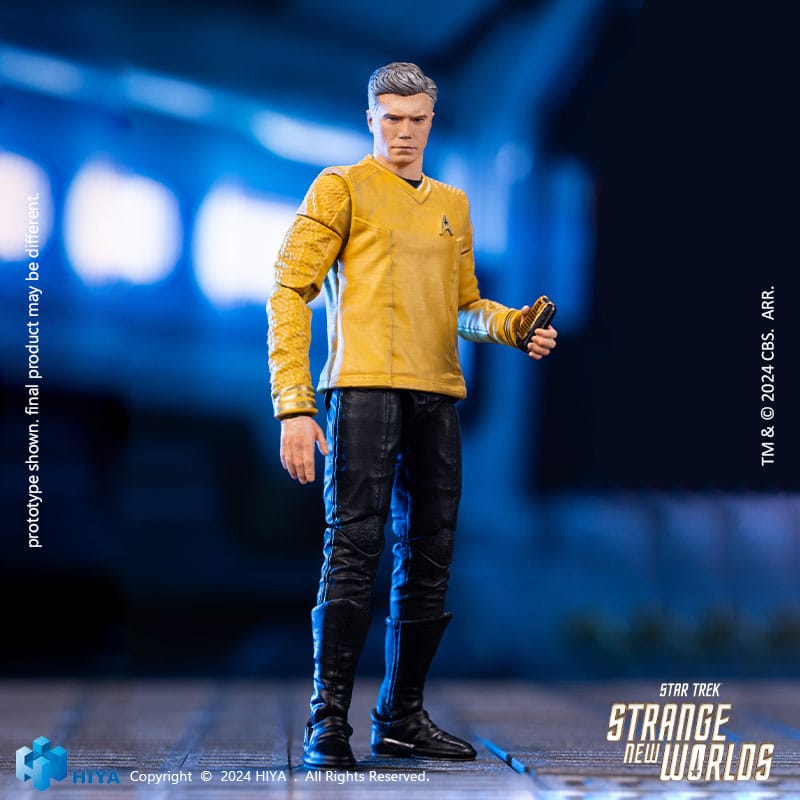 Star Trek Strange New Worlds Exquisite Mini Series Action Figure 1/18 Pike 11 cm