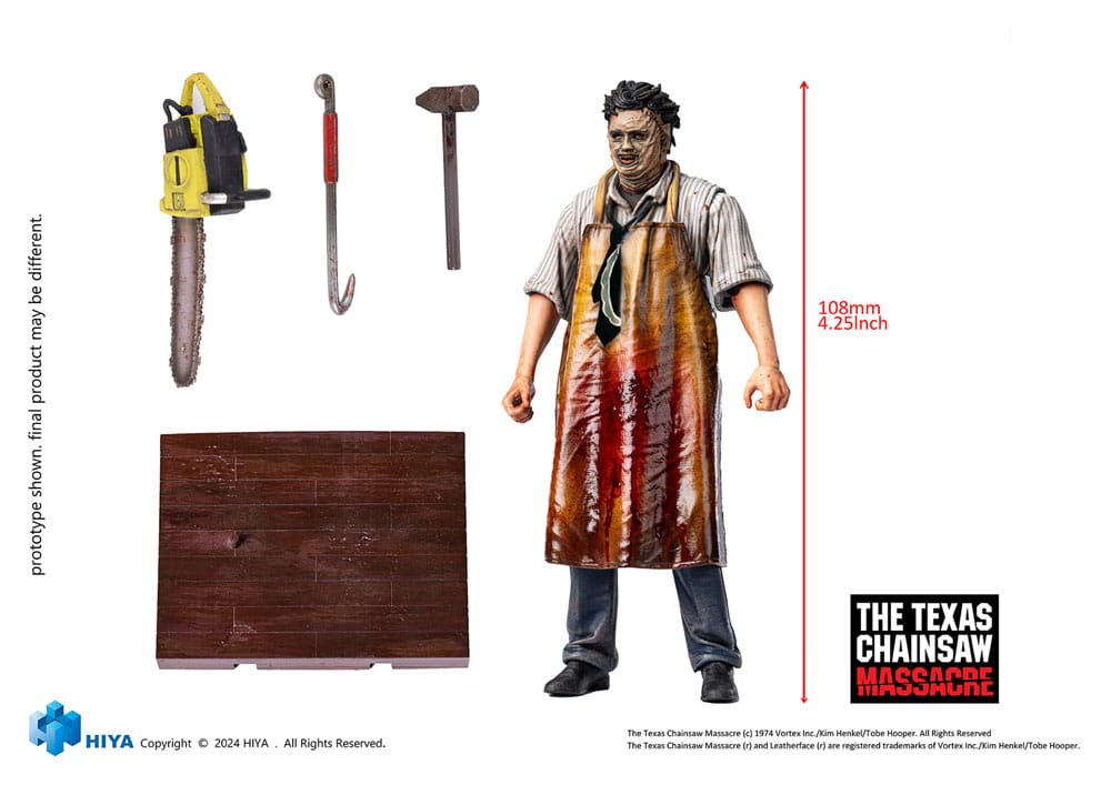 Texas Chainsaw Massacre (1974) Exquisite Mini-Actionfigur 1/18 Killing Mask 11 cm