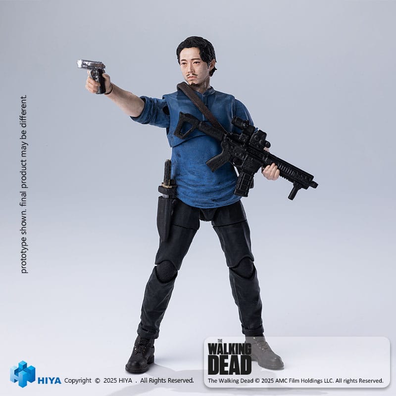The Walking Dead Exquisite Mini Series Action Figure 1/18 Glenn 11 cm