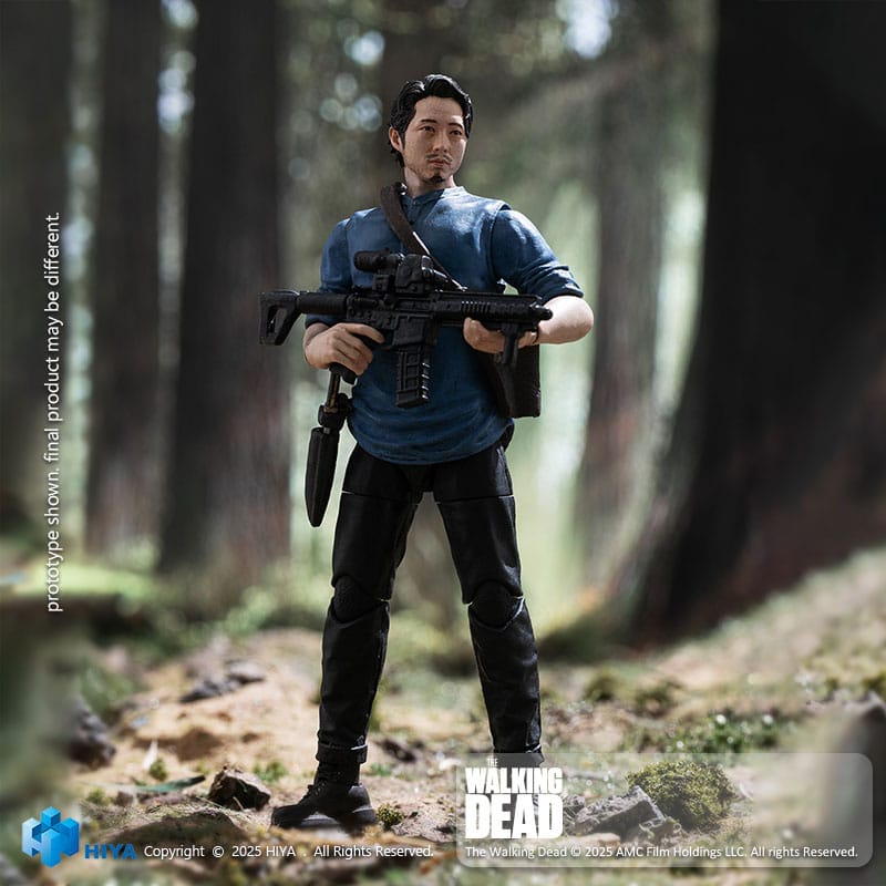 The Walking Dead Exquisite Mini Series Action Figure 1/18 Glenn 11 cm